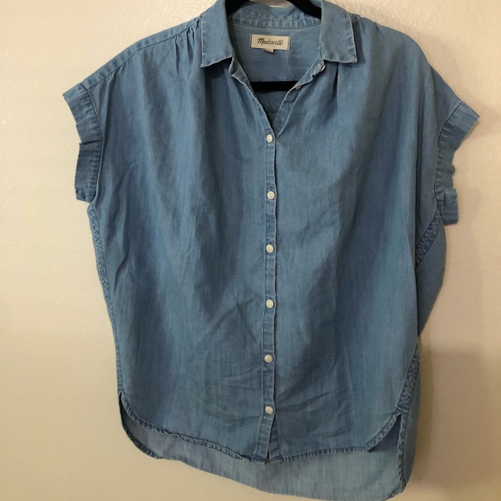 Madewell Blue Button Down Shirt